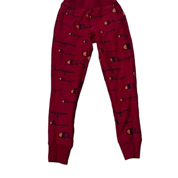 Champion Other - Champion Men's Red Logo Print Cherry Reverse Weave Jogger Pants Size Small NWOT